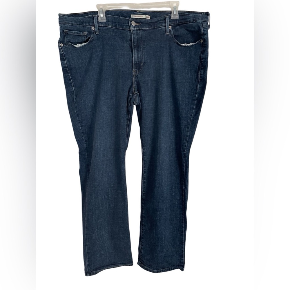 Levi's Blue Straight Leg Jeans Classic Denim